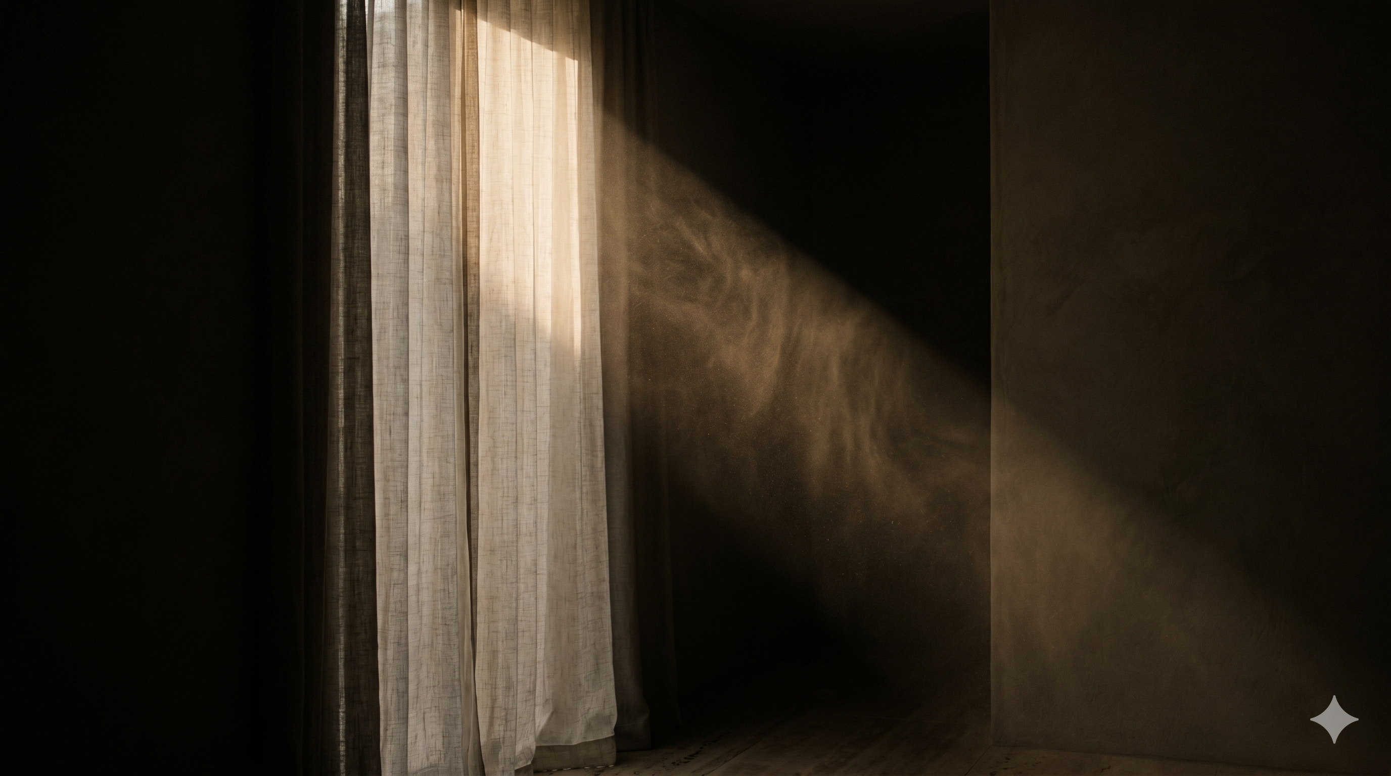 ambience — soft light through linen